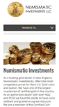 Mobile Screenshot of numismaticinvestmentsllc.com